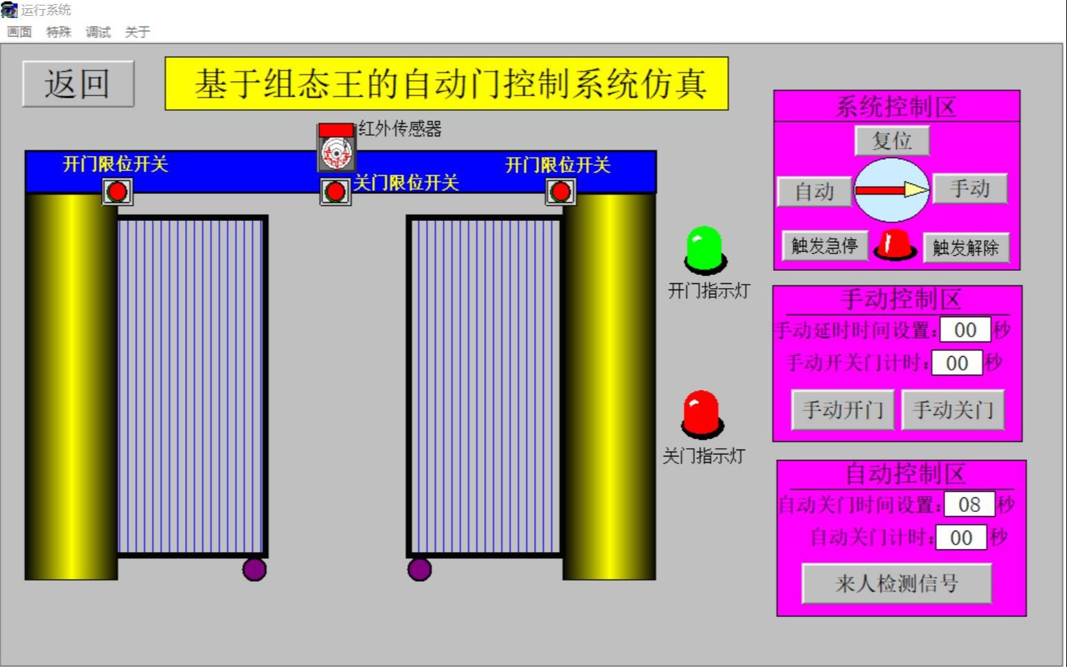 基于组态王的自动门控制系统组态仿真 自动门控制系统 组态王 自动大门哔哩哔哩bilibili