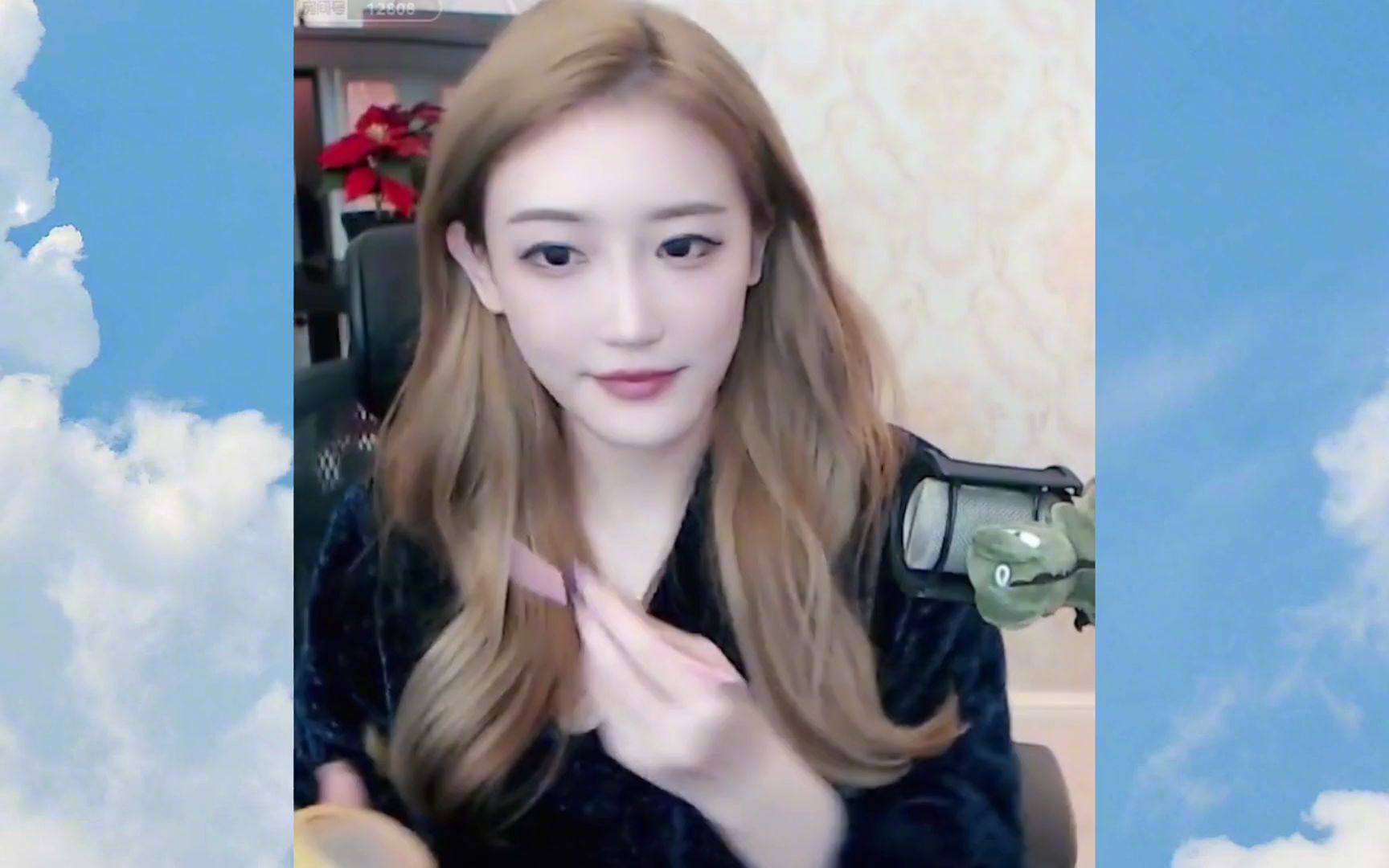 豚豚sama直播画眉,水友直呼国王的眉,丧心病狂的美?