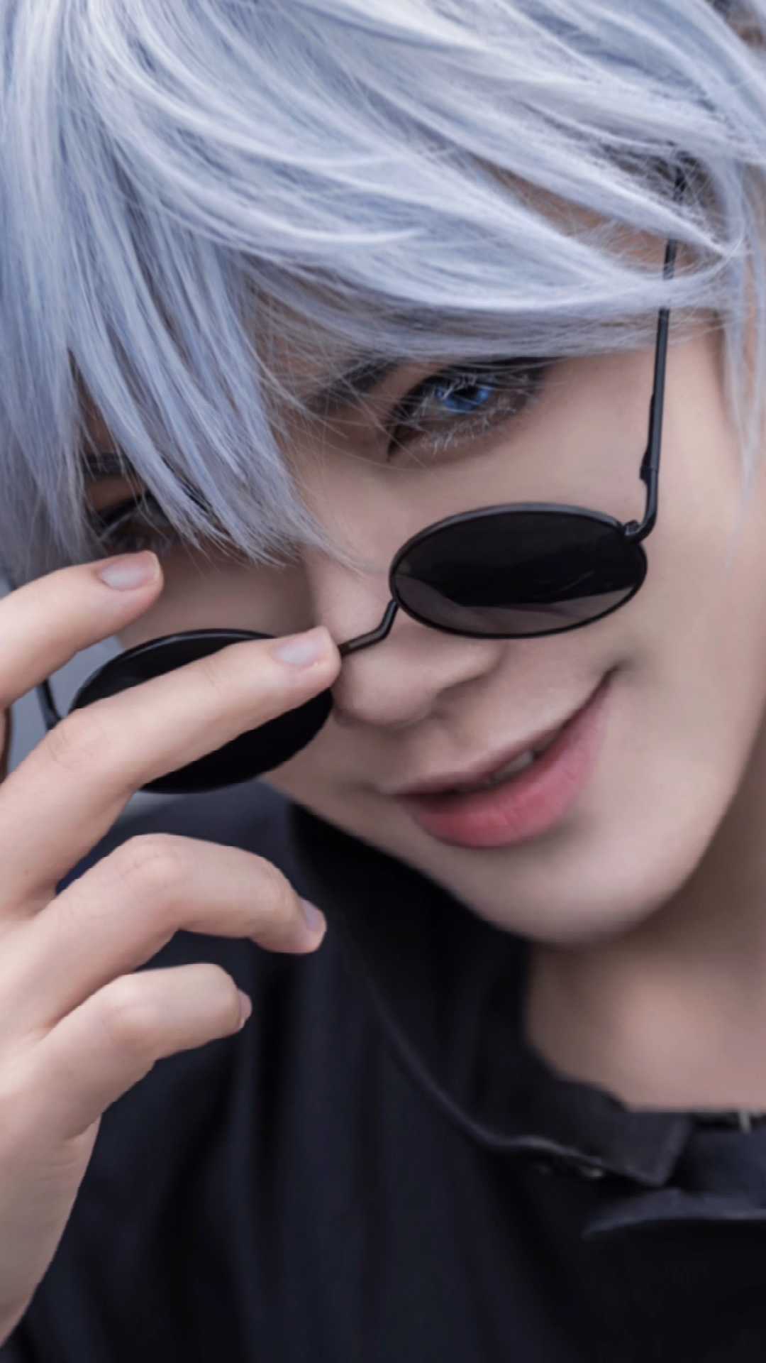 今天是五条老师专场#五条悟##cos#_哔哩哔哩 (゜-゜)つロ 干杯~-bili