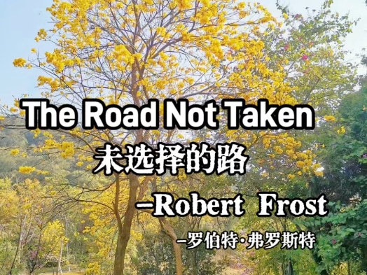 The Road Not Taken Robert Frost 拿了4次pulitzer price的美国诗人罗伯特ⷥ𜗧𝗦–柳𙧚„《未选择的路》#英美文学哔哩哔哩bilibili