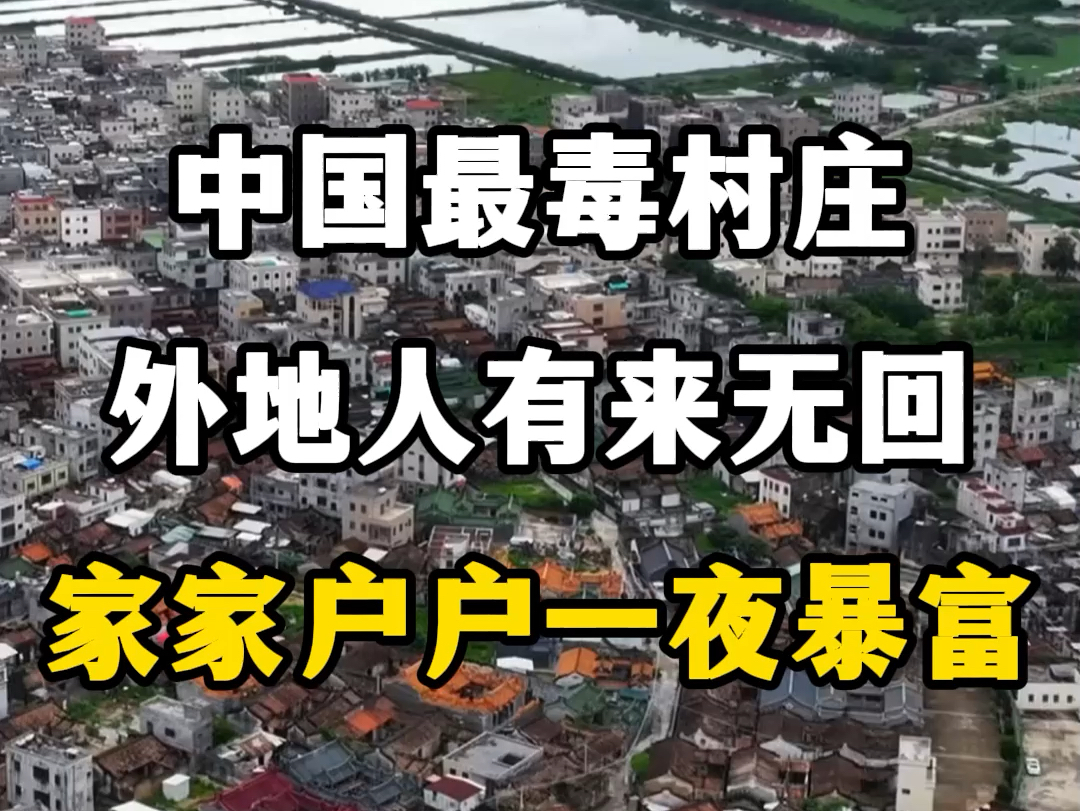 曾经中国最毒的村庄,破冰行动里的塔寨村原型,广东陆丰博社村.#塔寨村原型 #陆丰博社村 #塔寨村 #博社村真实事件 #毒品危害宣传片哔哩哔哩bilibili