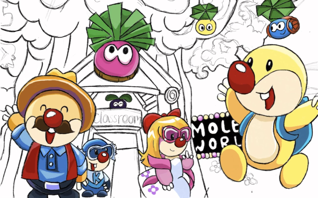 【摩尔庄园】等着手游又临摹一张经典(17ì _ í17)