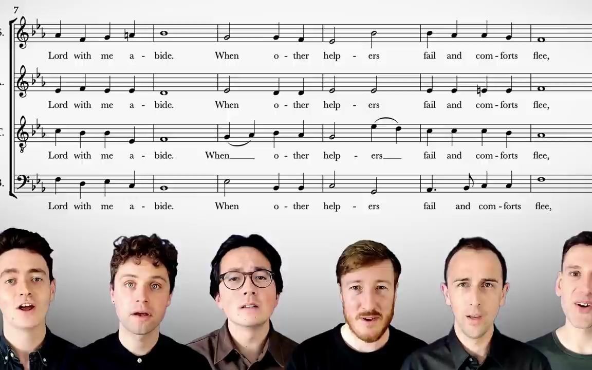 [图]《陪伴着我》“Abide with me” The King's Singers!-国王合唱团