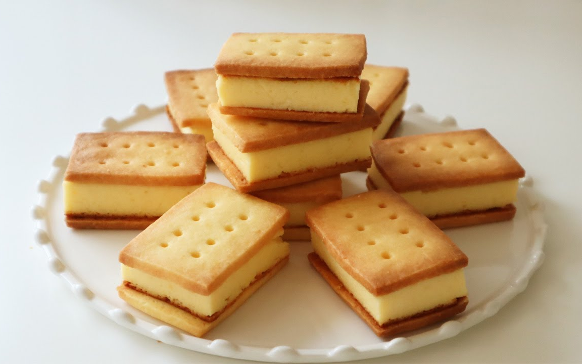 【luisand】芝士蛋糕夹心饼干~|Cheese cake Cookies哔哩哔哩bilibili