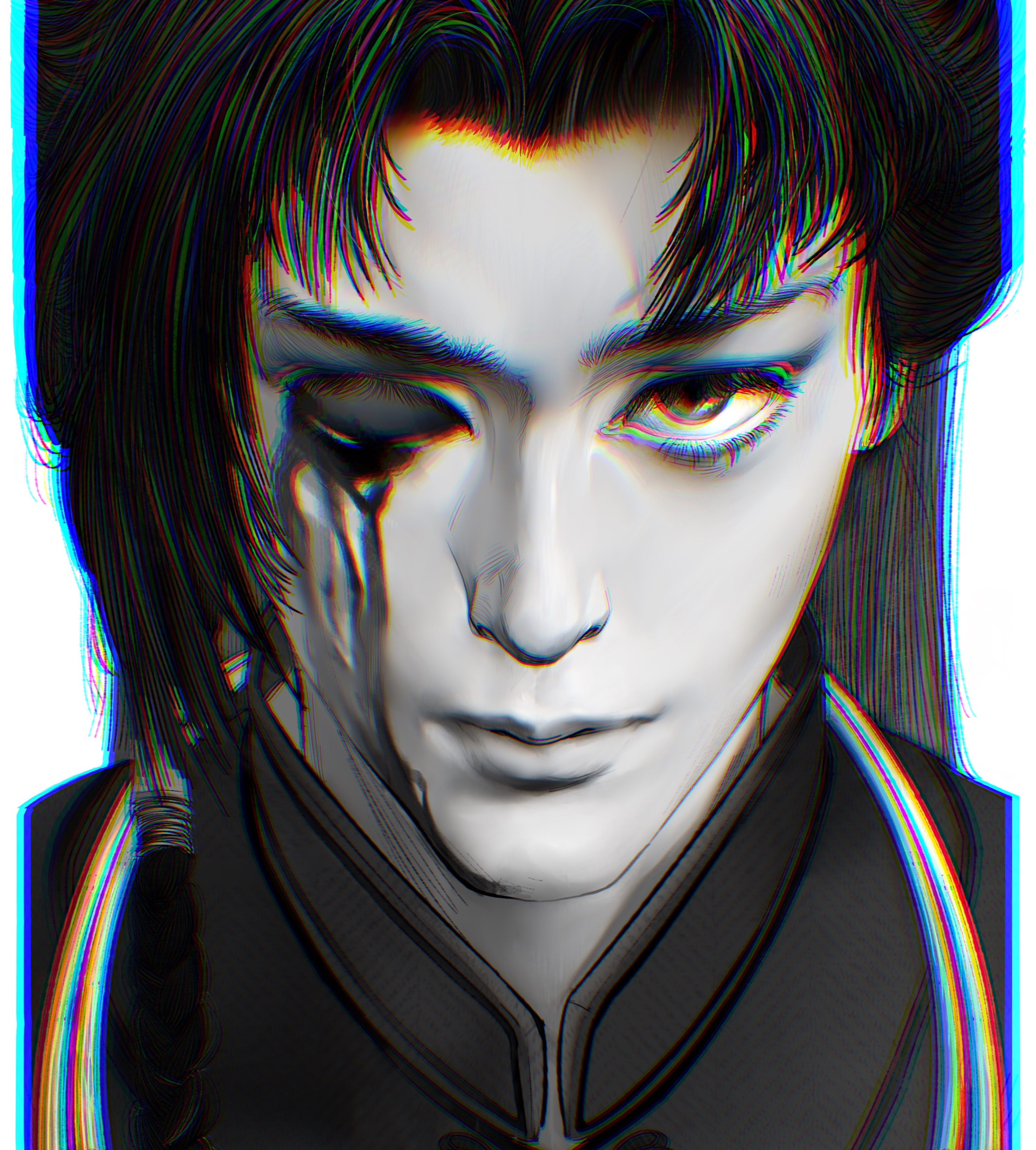 花城主二创绘画过程