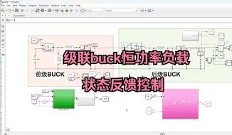 Descargar video: 级联buck变换器恒功率负载状态反馈控制