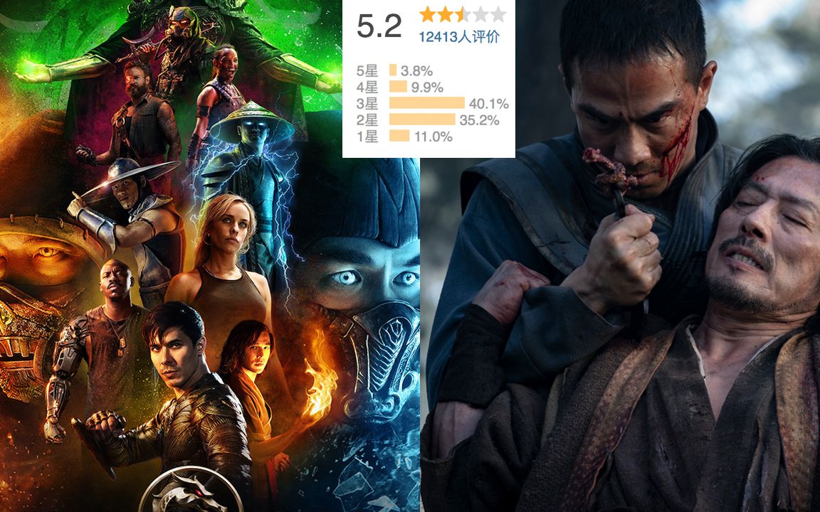 豆瓣5.2!华纳再出烂片 游戏改编大片《真人快打》口碑严重扑街