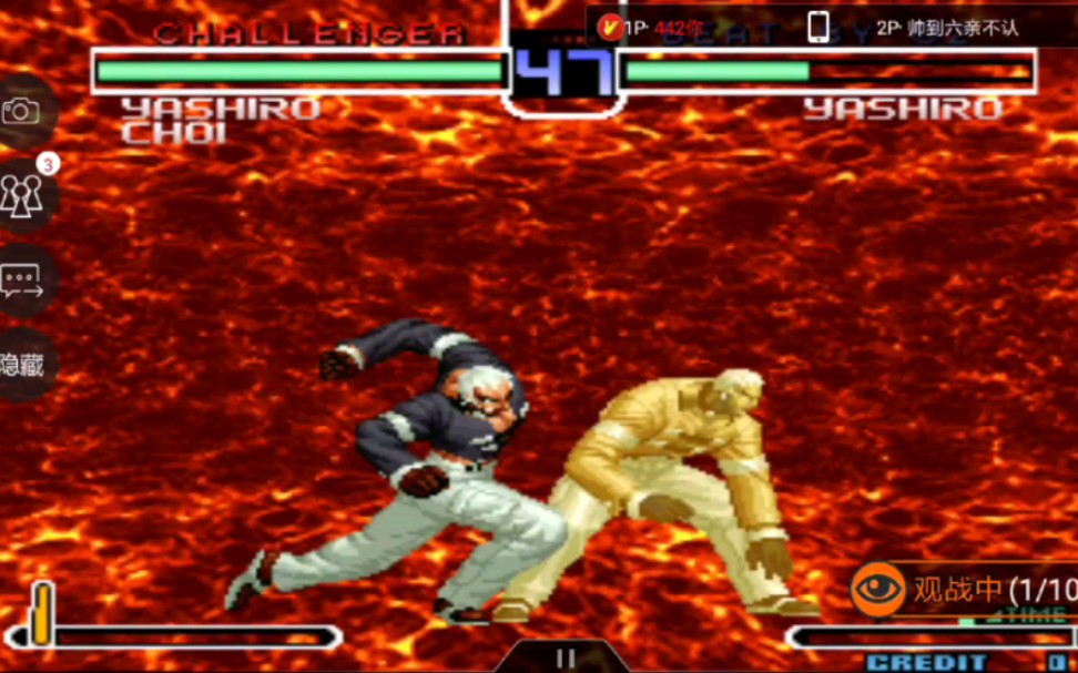 拳皇2002:岩浆拳vs岩浆拳!两位平台高手全主力激烈对决