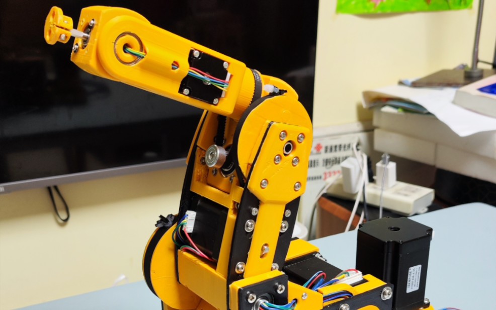 smallrobotarm六轴机械臂制作,挺考验人,模型打印,轴车床加工,六个
