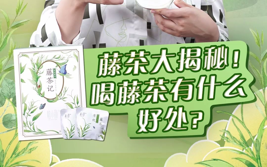 藤茶大揭秘!喝藤茶有什么好处?哔哩哔哩bilibili