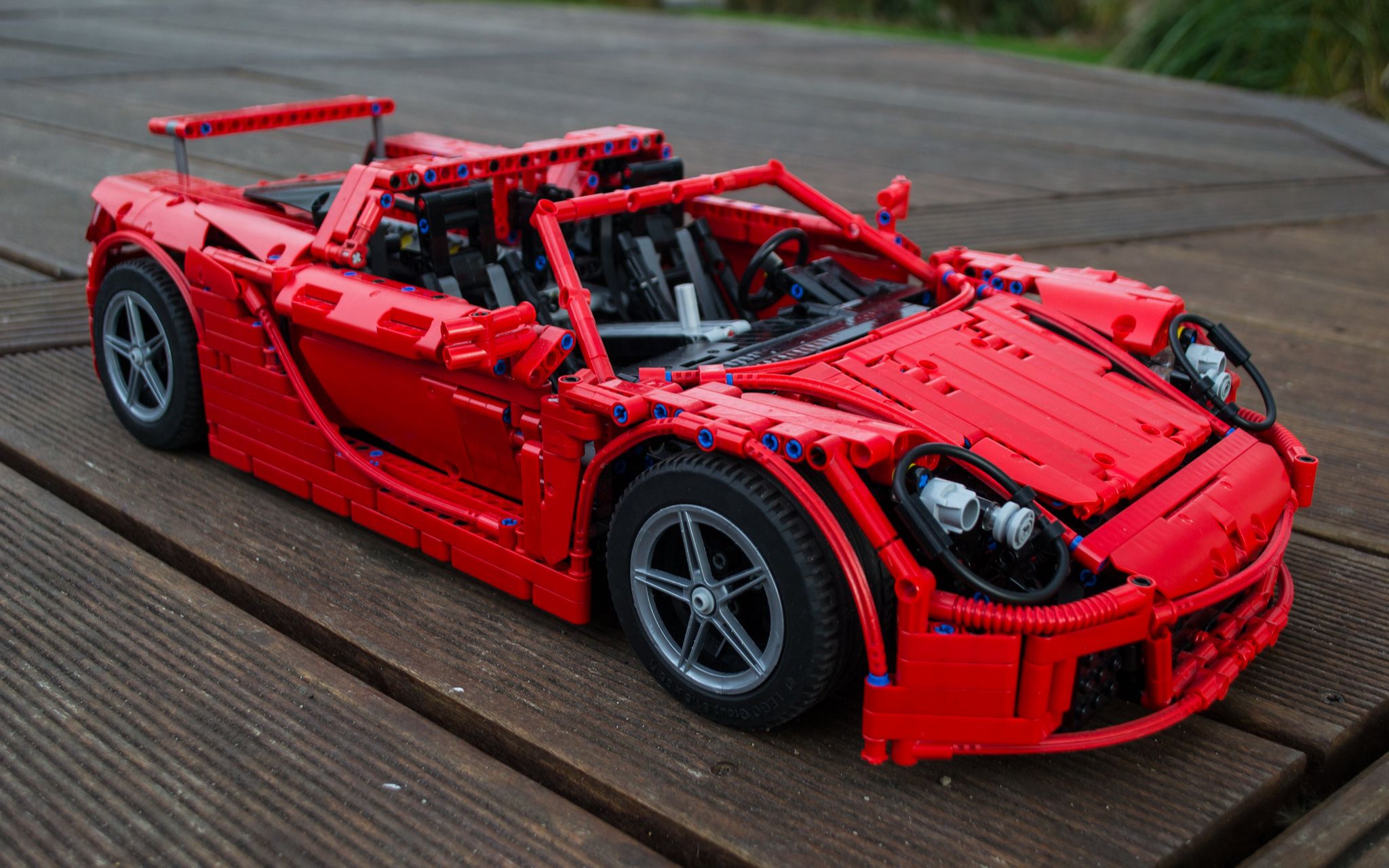 保时捷 carrera gt lego乐高 technic科技/机械 moc_哔哩哔哩 (゜-゜)