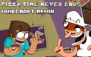 Download Video: 【PT/MC】Pizza Time Never Ends, 但MC音符盒