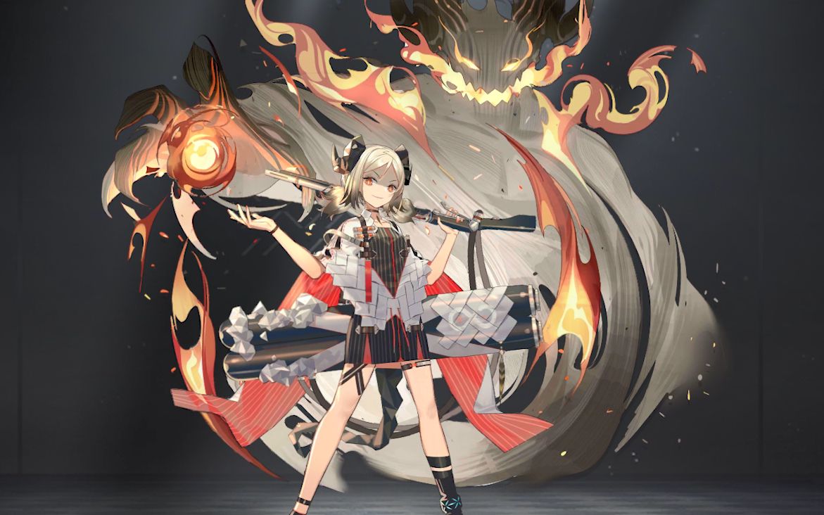 活动作品明日方舟自制live2d伊芙利特