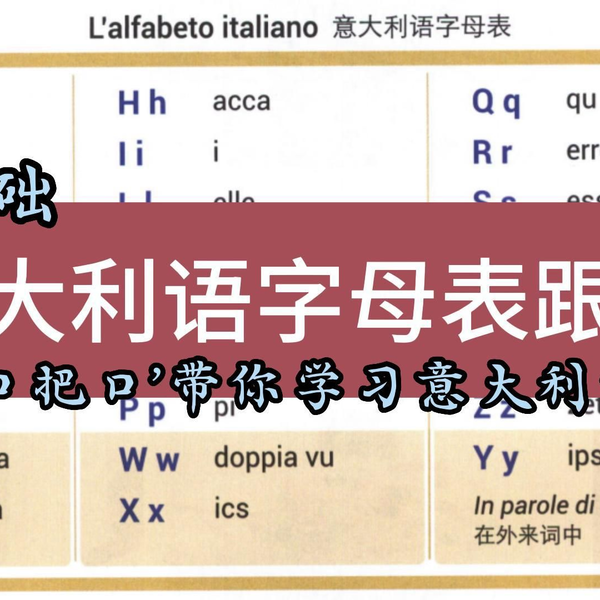 Facile Facile A0， unita`1 ciao 你好外国学生意大利语用书初级入门中意双语字幕_哔哩哔哩_bilibili