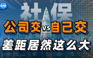 Tải video: 看完惊呆了！自己交社保和单位交社保，待遇原来差那么大！【深蓝保】