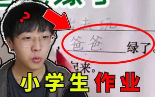 Download Video: 孩子你这作业给爸爸看了吗？【小学生作业】