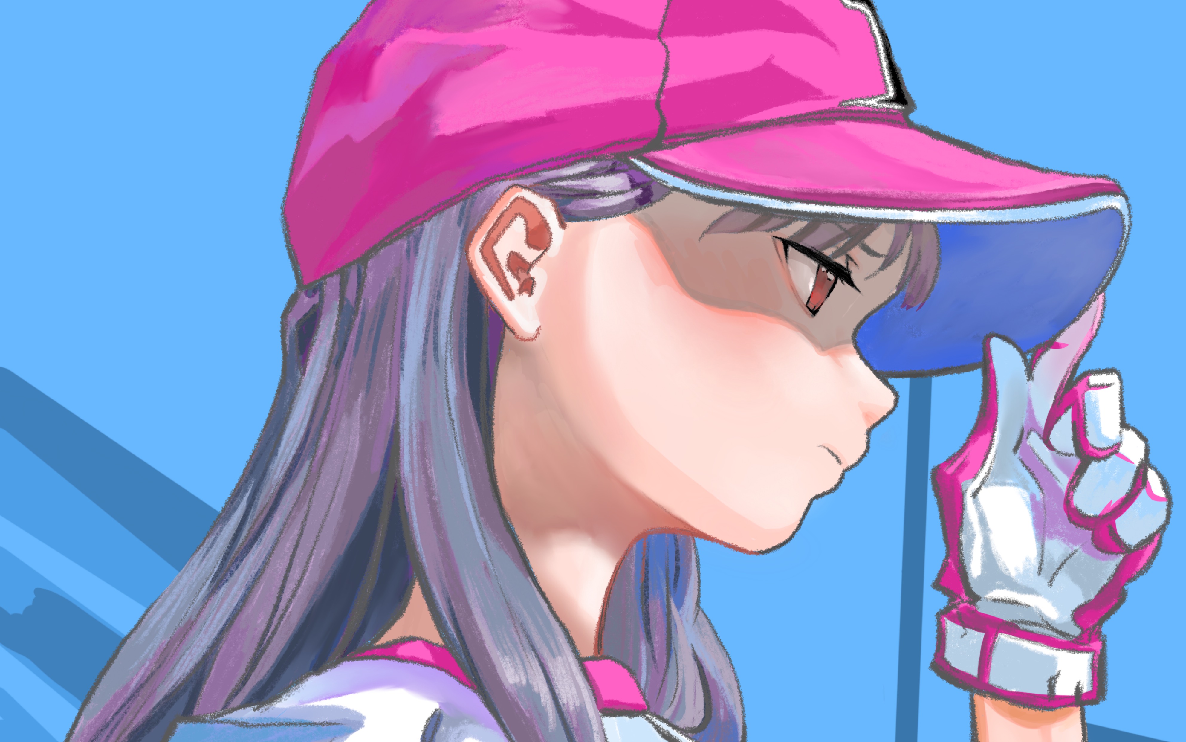 【procreate】棒球少女.临摹