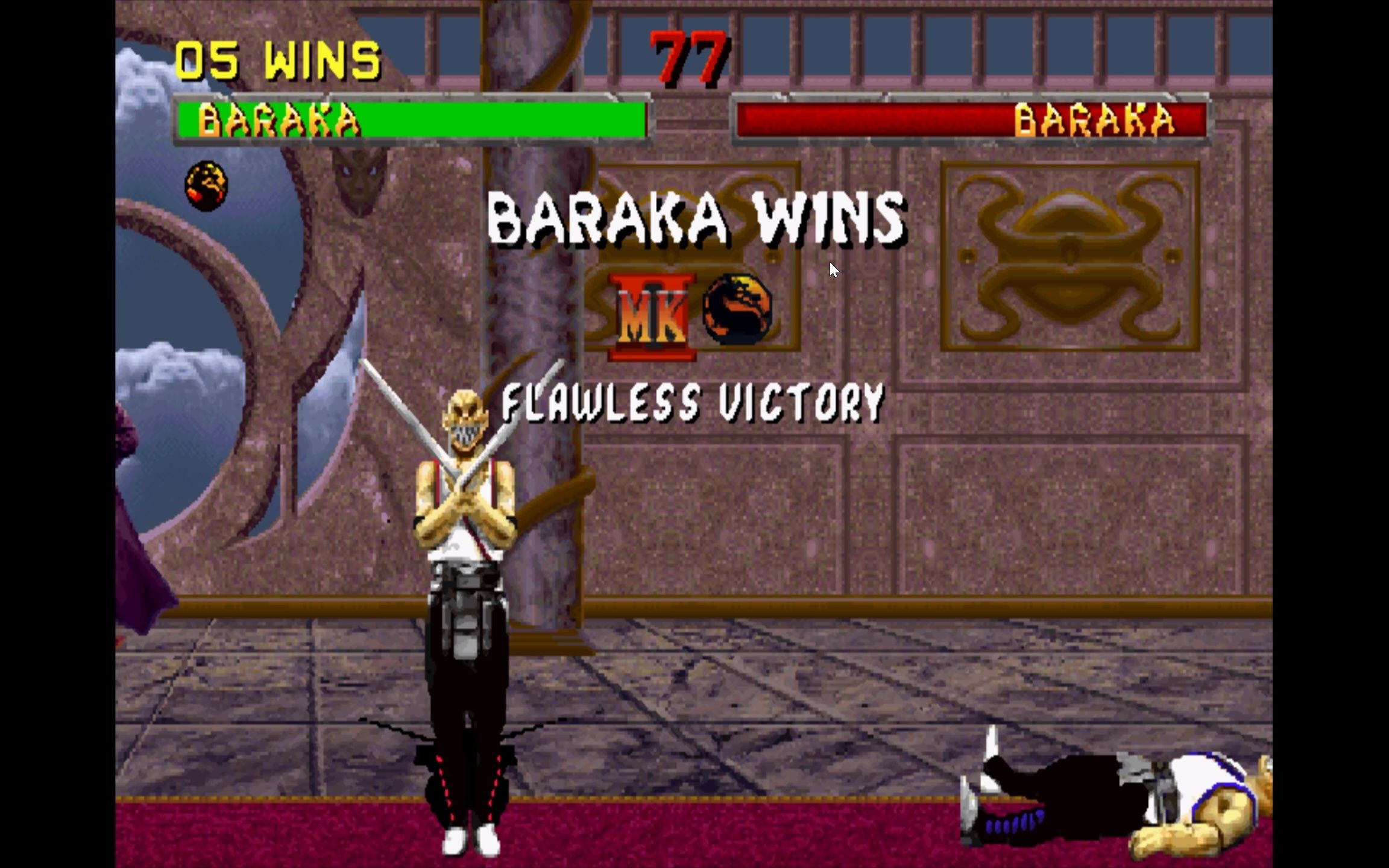 真人快打2巴拉卡 早起第一局 经典格斗游戏80后的最爱 纯手打