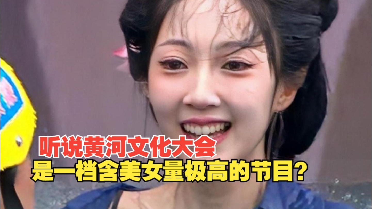 听说黄河文化大会是一档含美女量极高的节目?连落水都很权威!