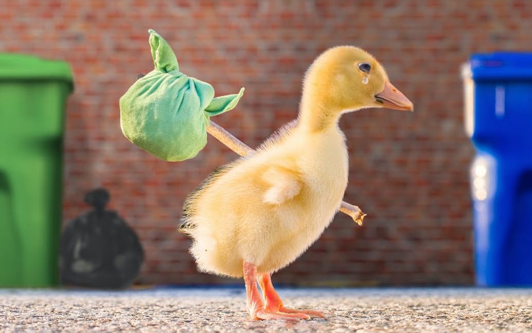 治愈系|这只网红猫又来啦,寻找离家出走的小鸭子~ 你可能还有它的表情