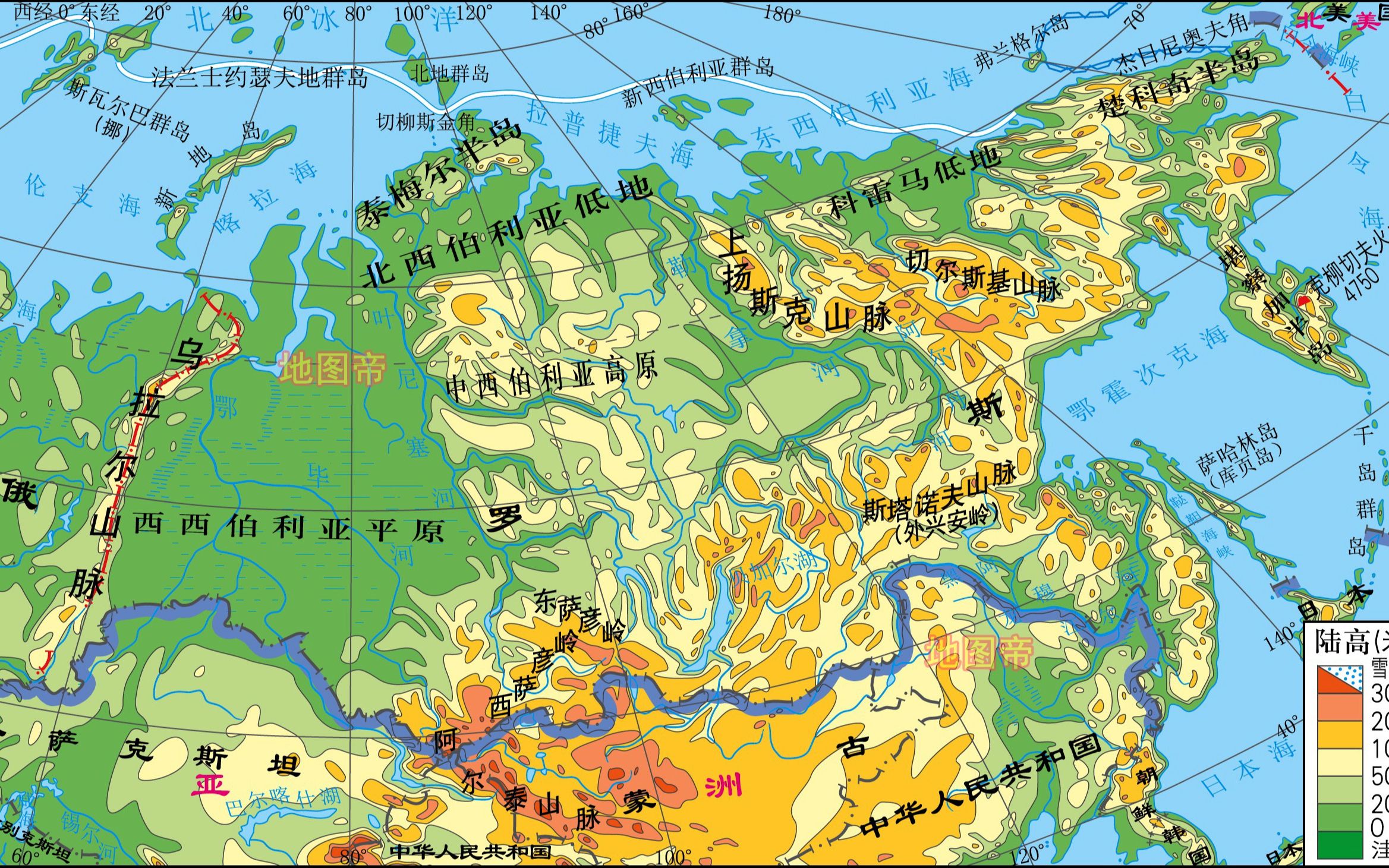 [图]中国历朝距西伯利亚更近，占领西伯利亚的为什么是沙俄？