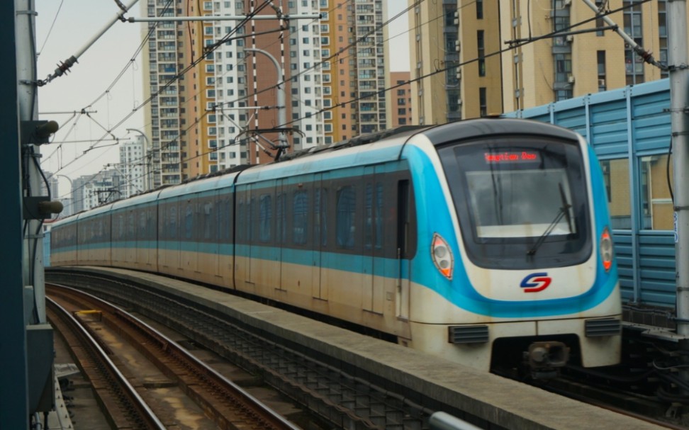 【苏州地铁】唯一的高架路段?苏州北站-陆慕站前面展望!