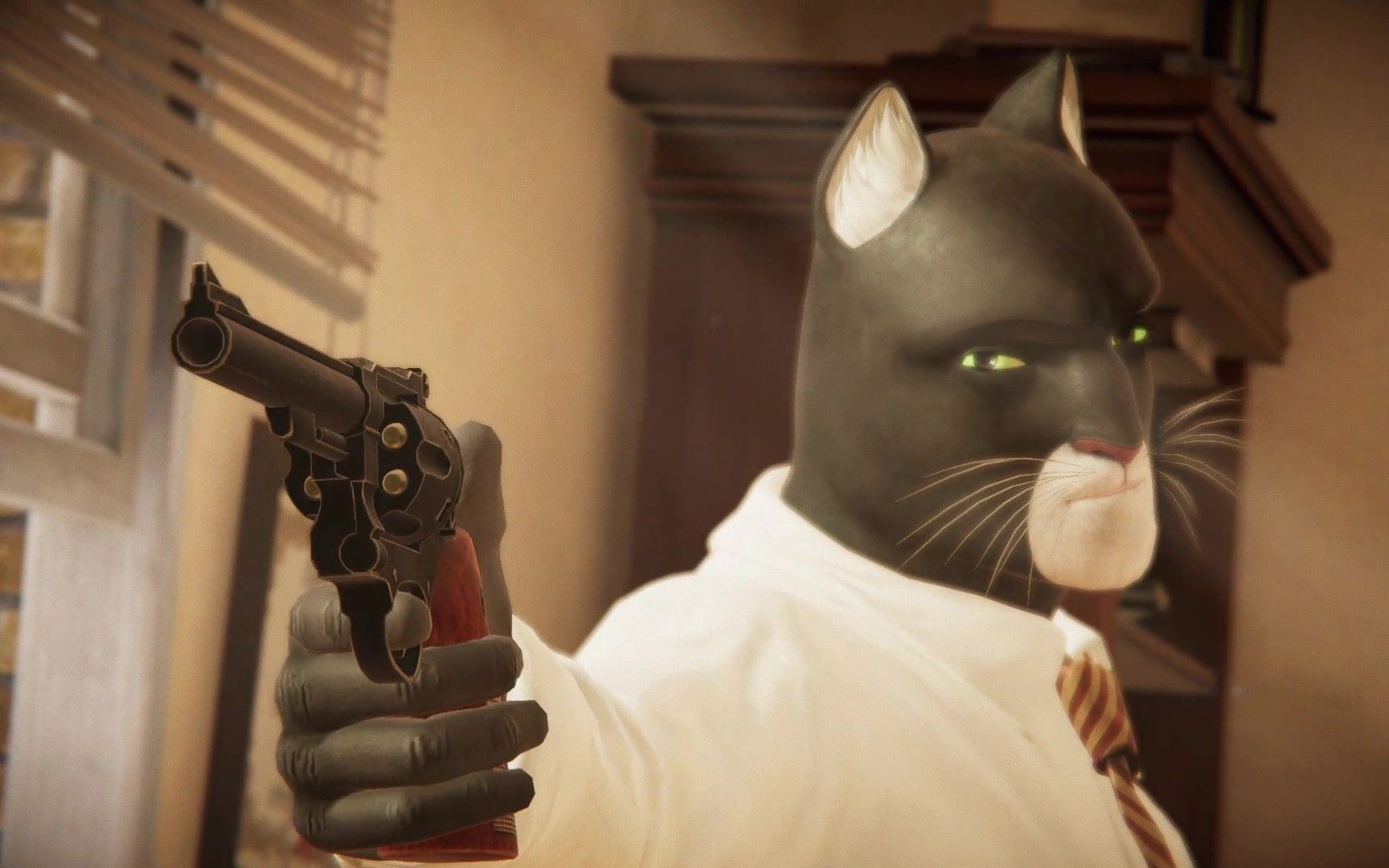 [图]【中文字幕实况】Blacksad:Under the Skin黑猫侦探：深入本质(2p停更)——穿梭于黑暗时代