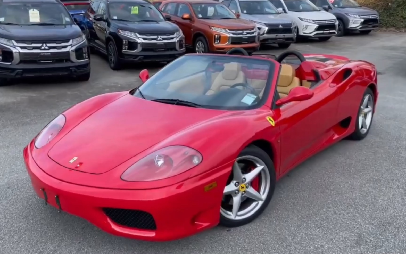 2002年 法拉利 360 蜘蛛 启动内外高清实拍