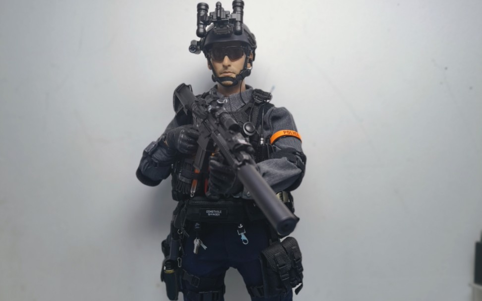 英国伦敦大都会特警metropolitan police 1/6兵人自d展示