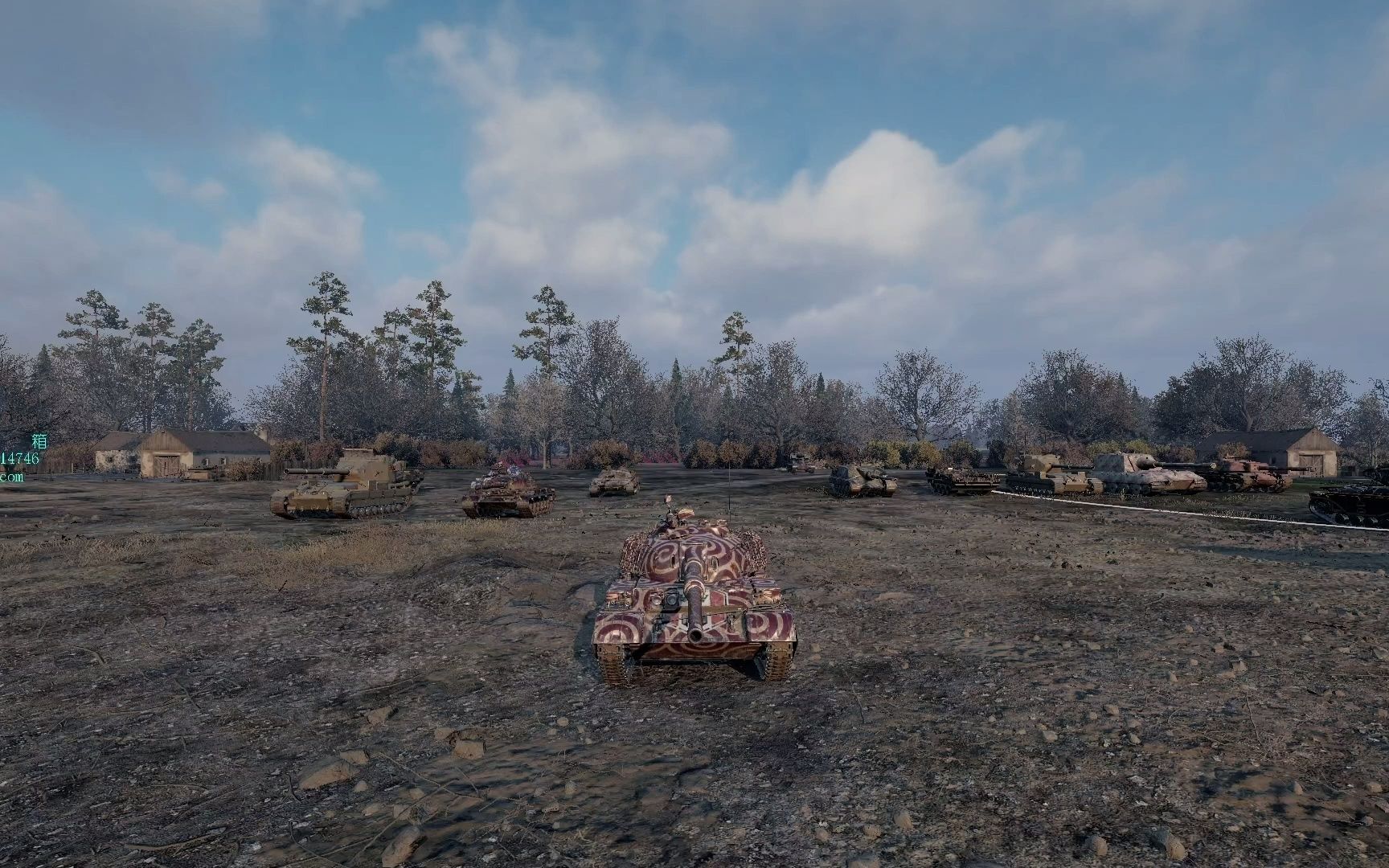 坦克世界福兔迎新春:wz132-1协助一万二,意识清晰