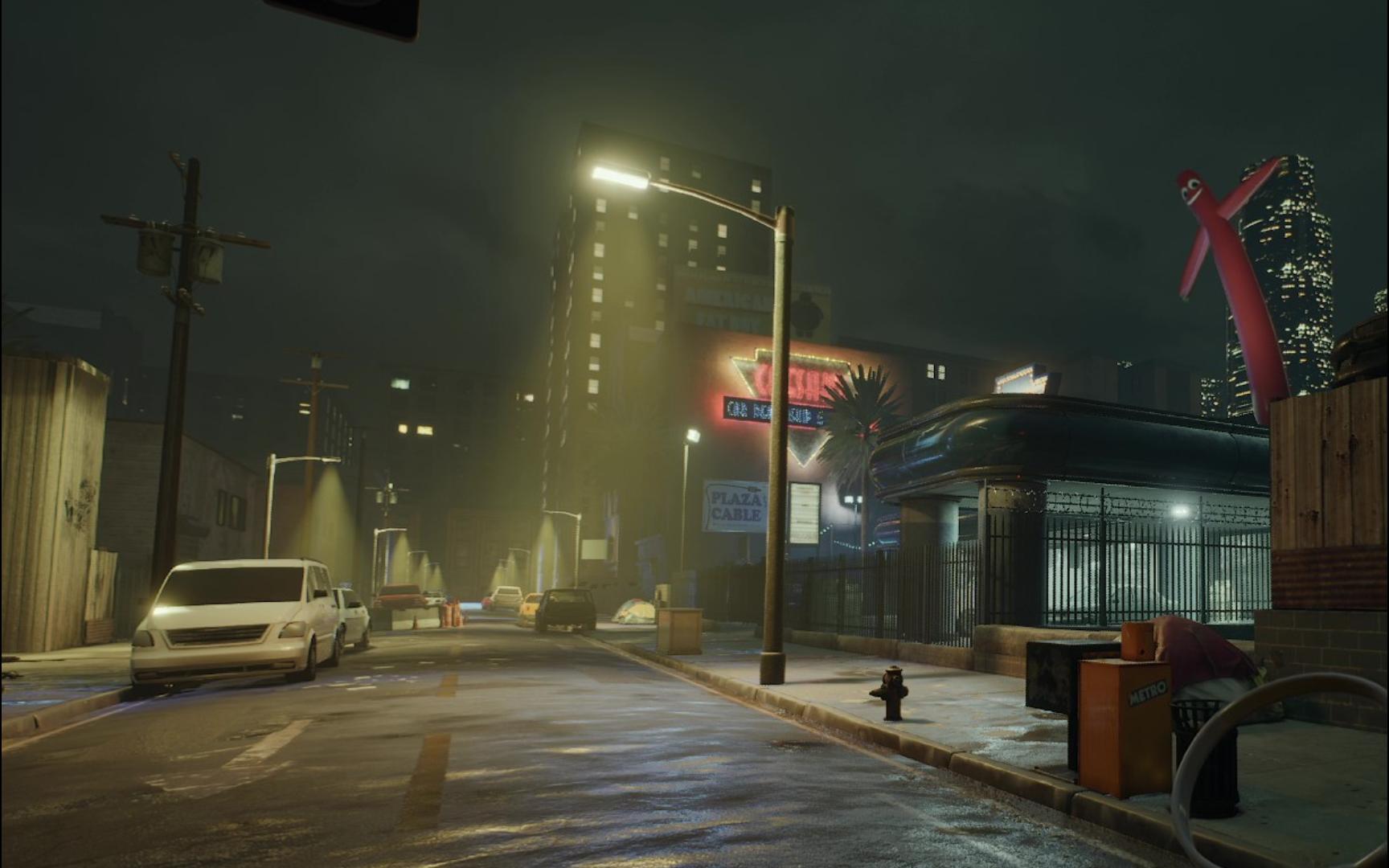 《严阵以待》洛杉矶街头的夜晚