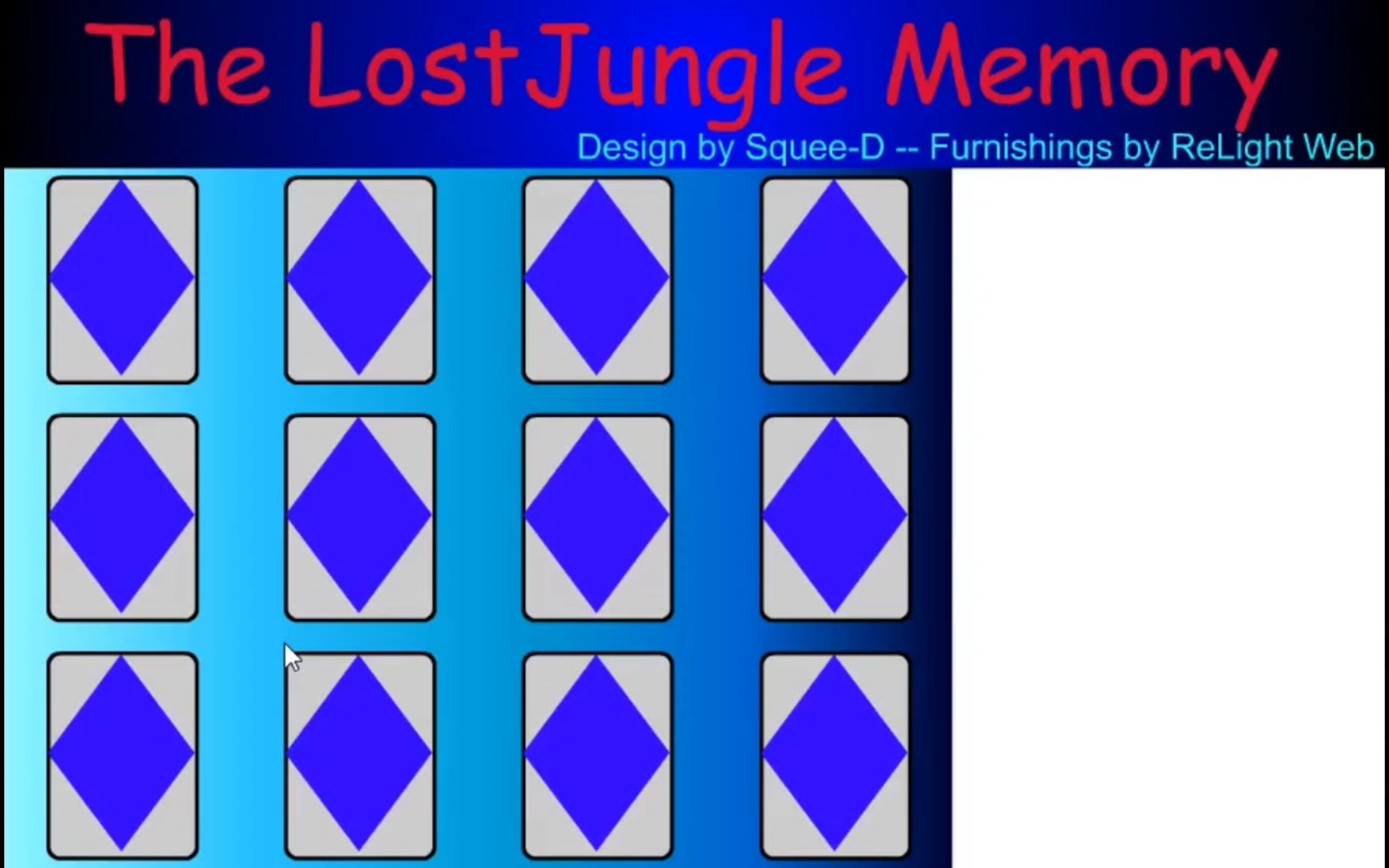 [图]【挑战玩遍所有游戏】4399网页《纸牌对对碰The LostJungle Memory》6863