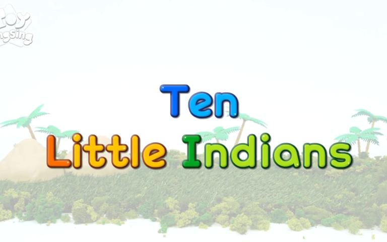 唱歌玩具故事十个小印第安人Ten Little Indians哔哩哔哩bilibili