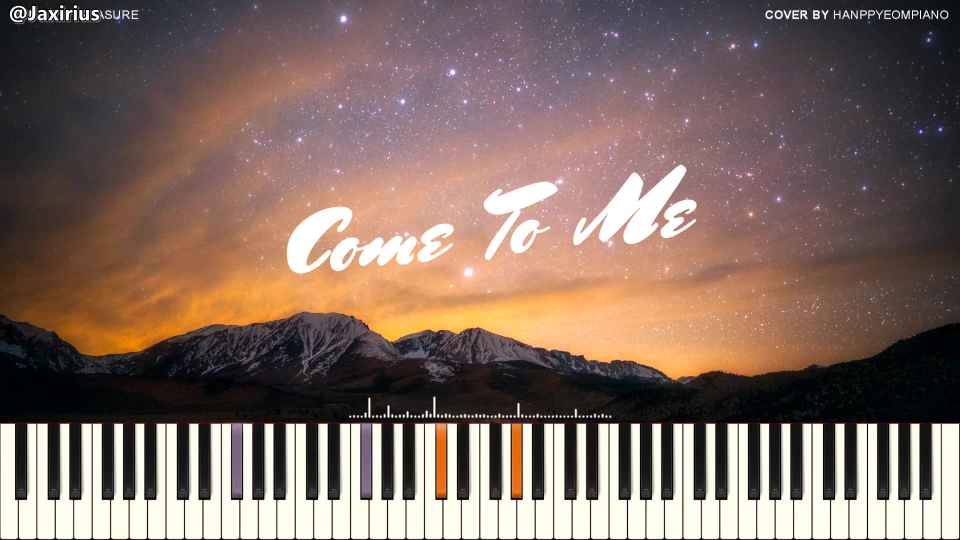 [图]【钢琴版】TREASURE - COME TO ME [Piano Cover]