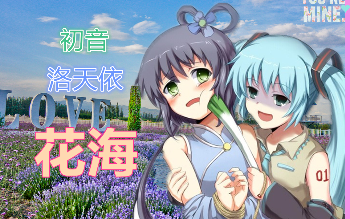 【初音未來&洛天依 花海】小天依,這片花海初音給你承包了,你就從了吧