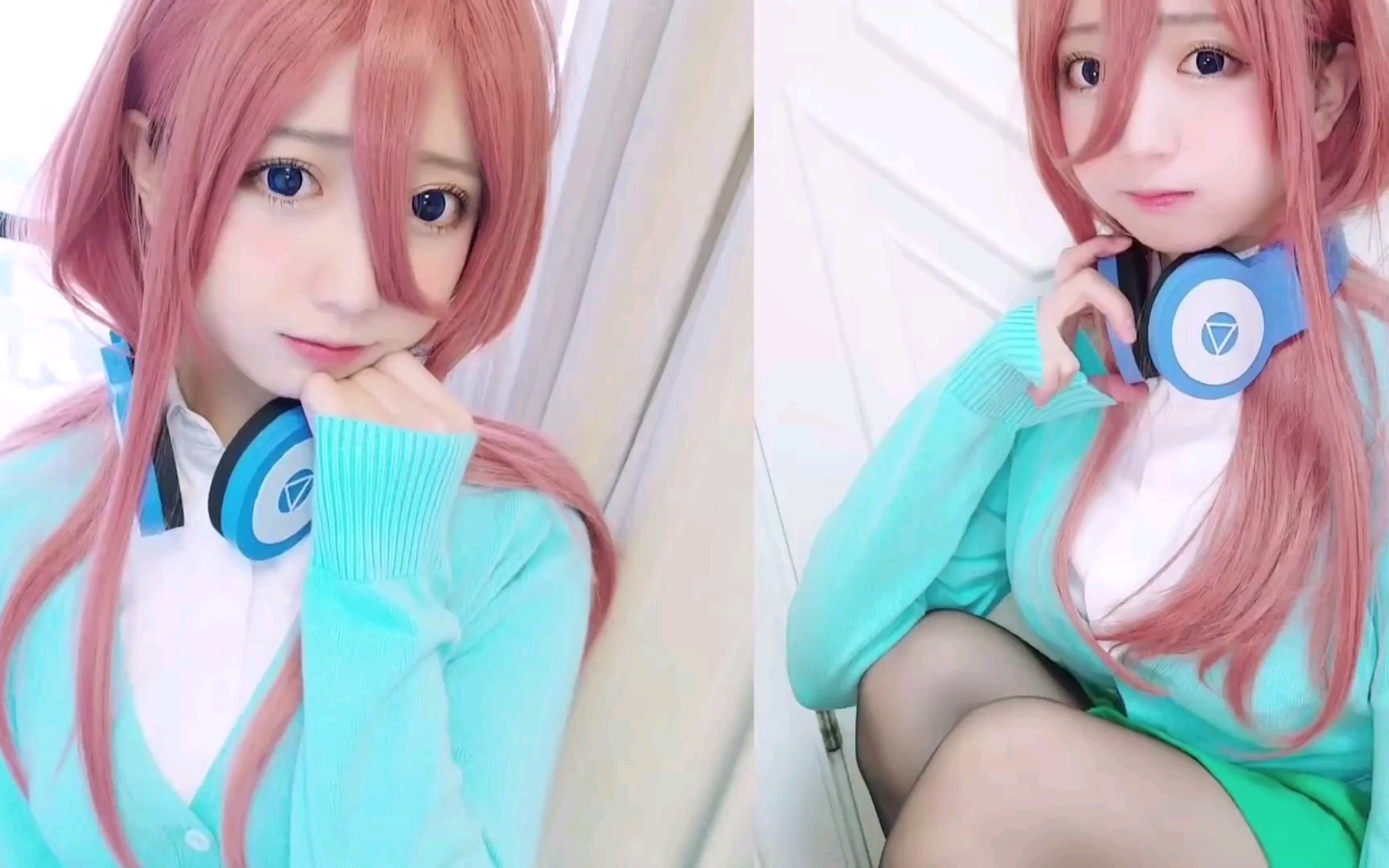 可爱到犯规的yami这次cos三玖和二乃