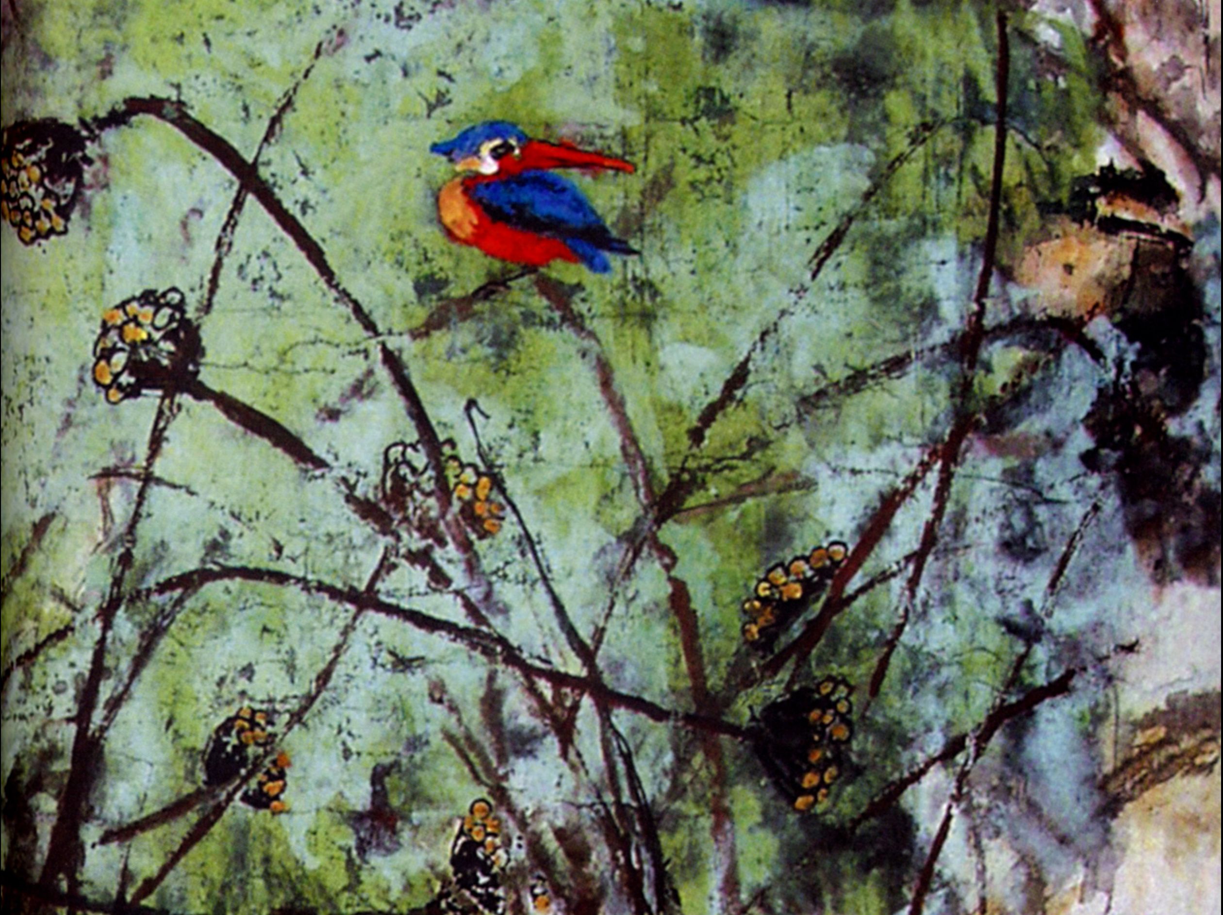 《中国现代十大名画家作品选》06-刘海栗