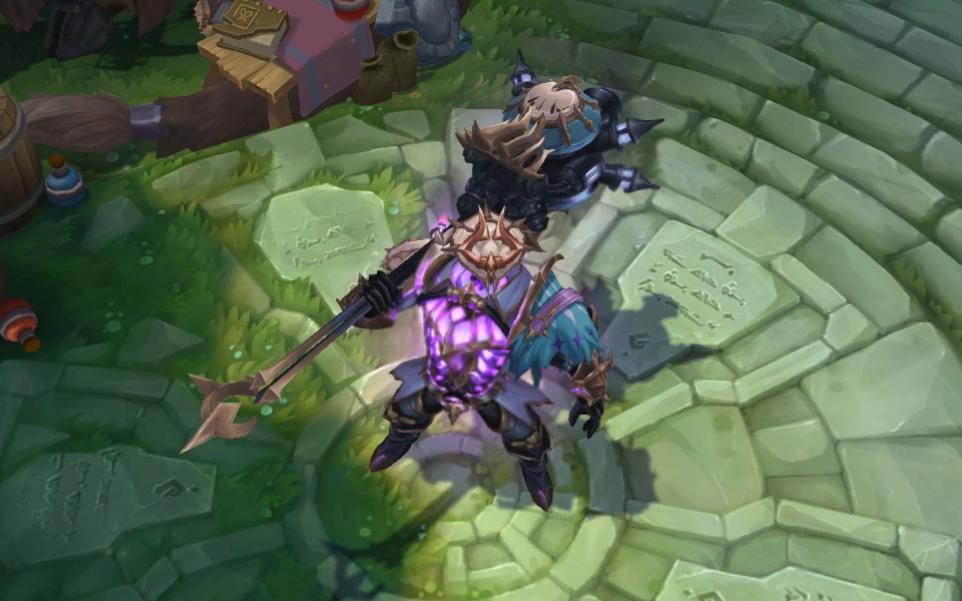 【lol】铁男西部魔影纯洁炫彩皮肤演示_哔哩哔哩bilibili_英雄联盟