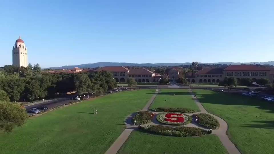 实拍世界顶尖名校斯坦福大学, 校园面积五万亩, 风景太霸气!哔哩哔哩bilibili