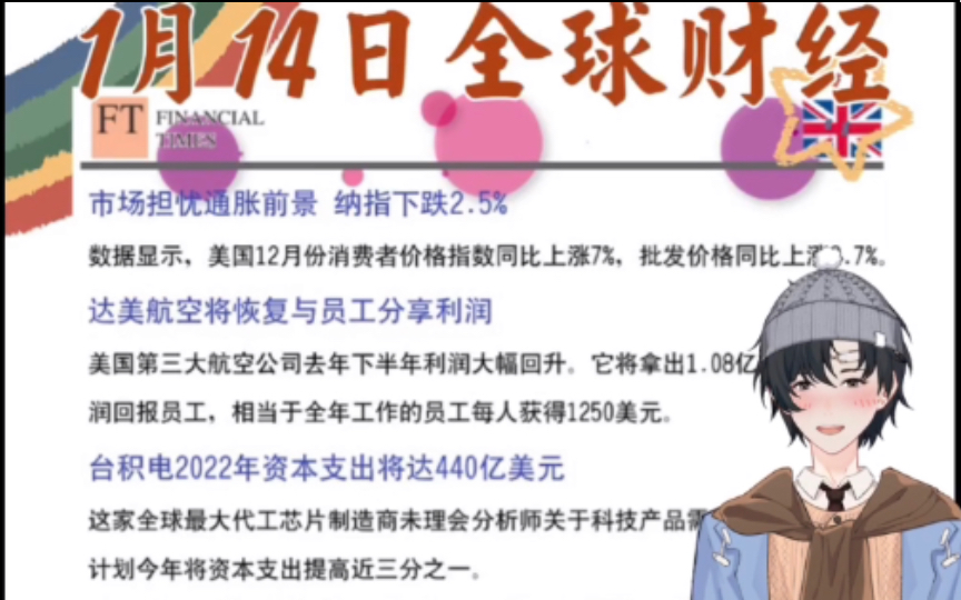 [图]每日全球财经播报 1月14日