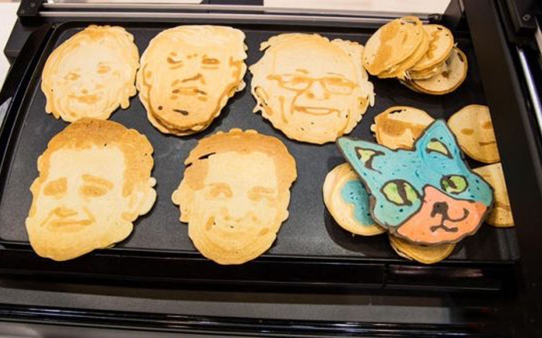 清华才子用3d打印机打印"人脸煎饼",画饼充饥吃出新高度!