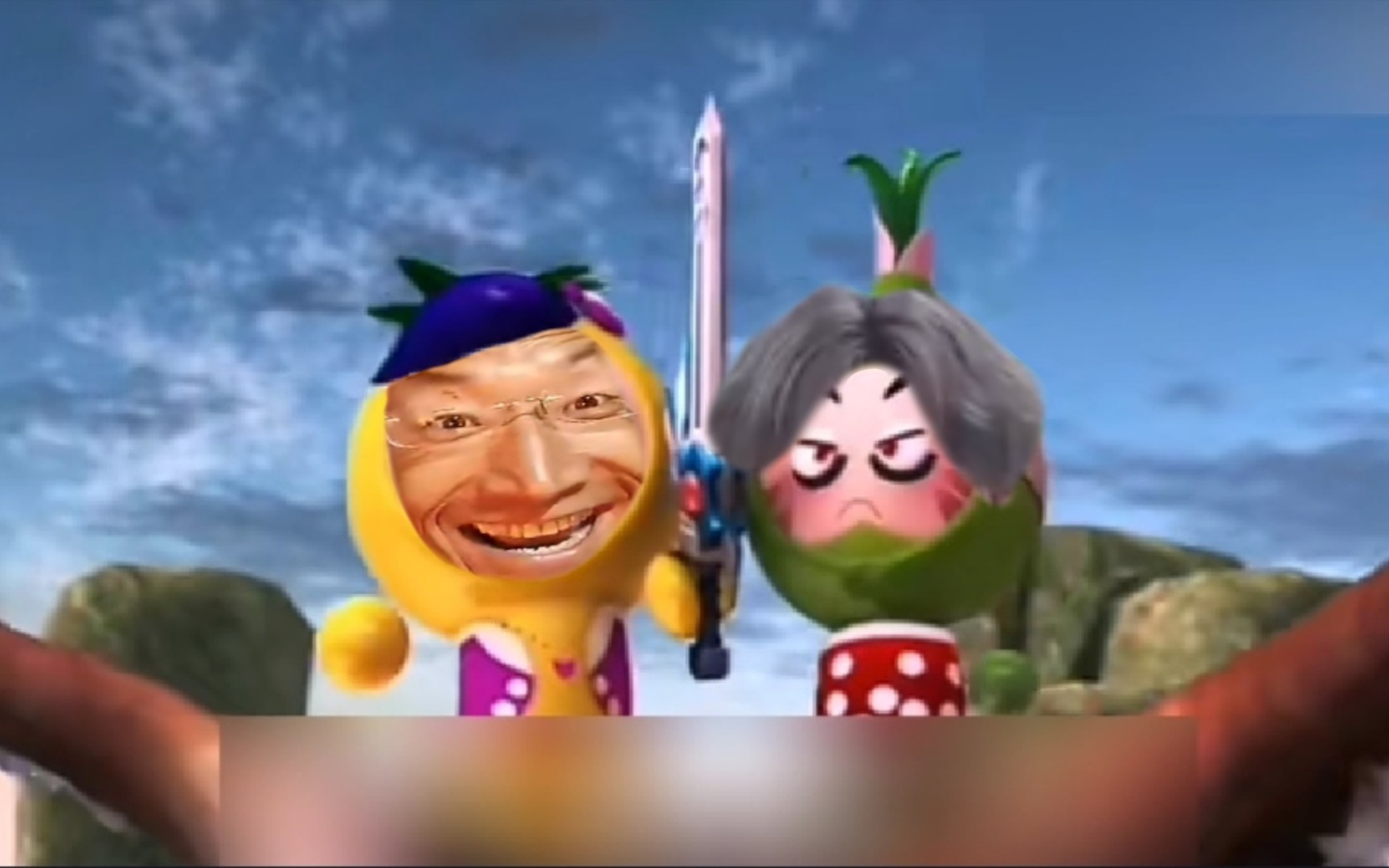 【奥利给蔡徐坤配音】菠萝小薇和小果叮召唤机甲(果2篇)
