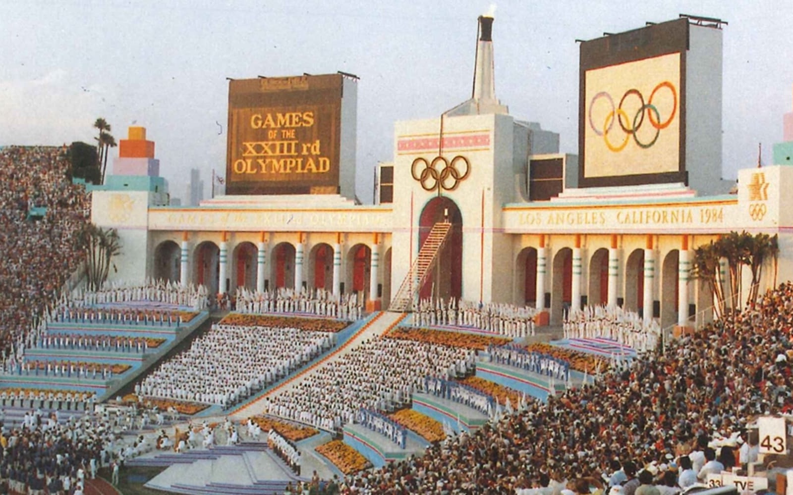 1984年洛杉矶奥运会开幕式|1984 Los Angeles Olympic Opening Ceremony哔哩哔哩bilibili