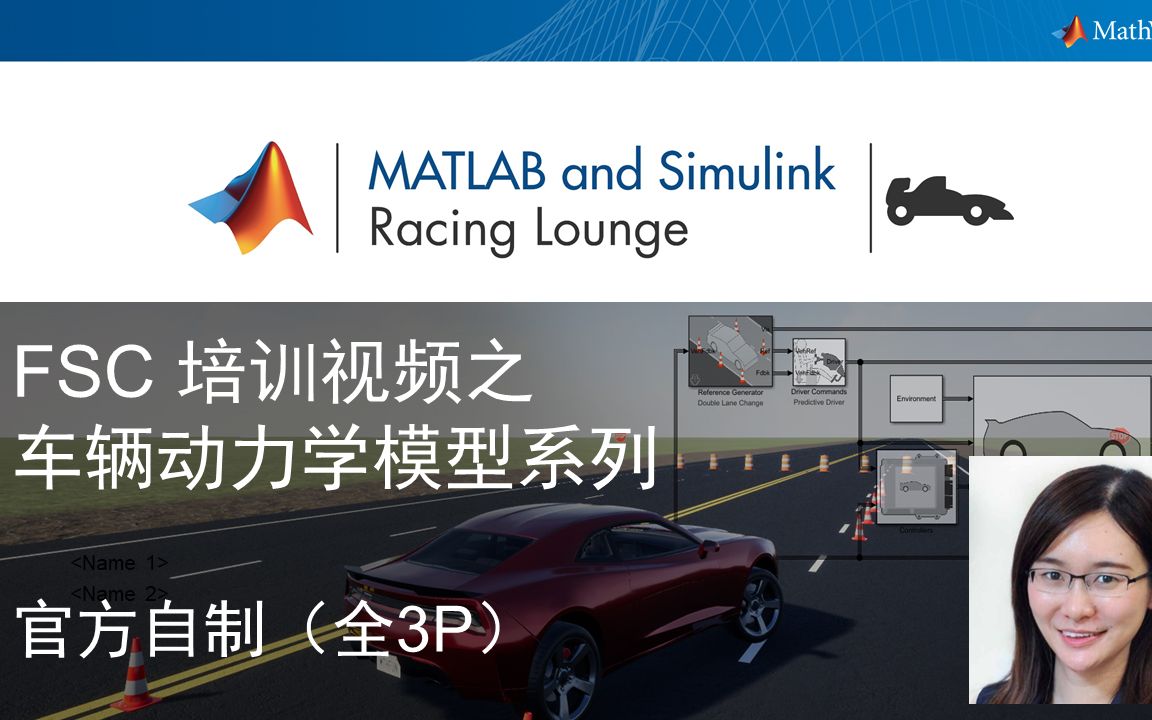 [图]【官方自制】 FSC 之车辆动力学模型培训视频 （全3P） - MATLAB and Simulink Racing Lounge