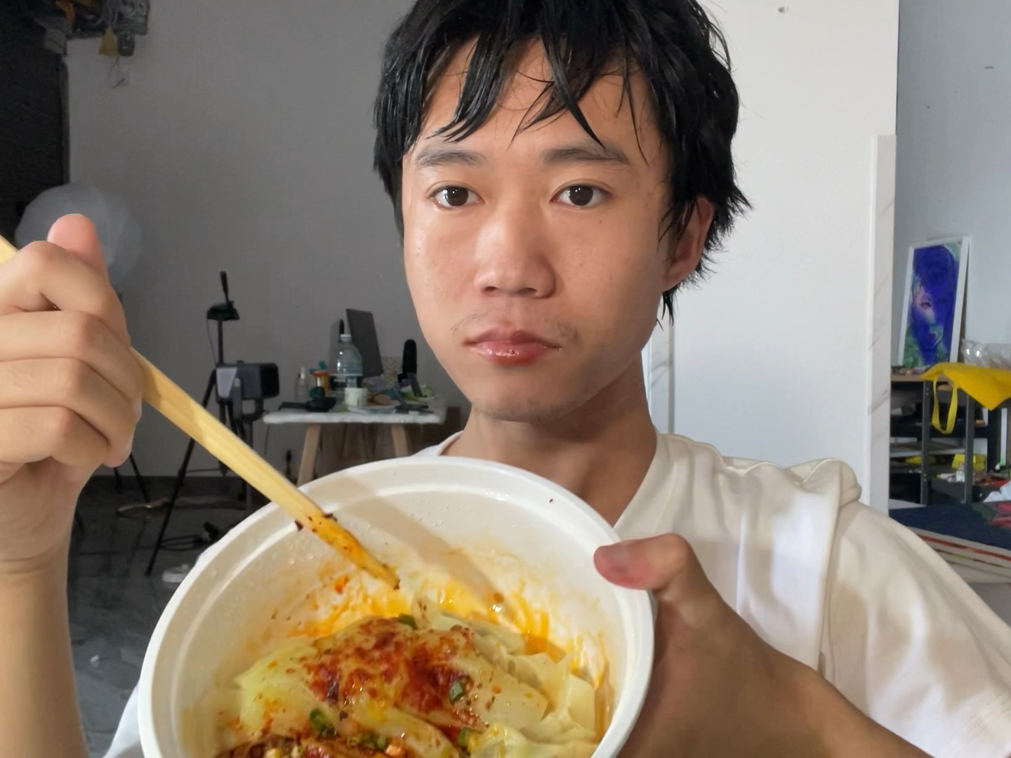 王甜心吃红油饺子,2周年纪念日,感谢真爱粉支持,命运齿轮转动#王甜心