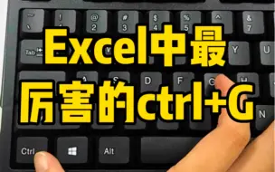 Download Video: Excel中最厉害的ctrl+G