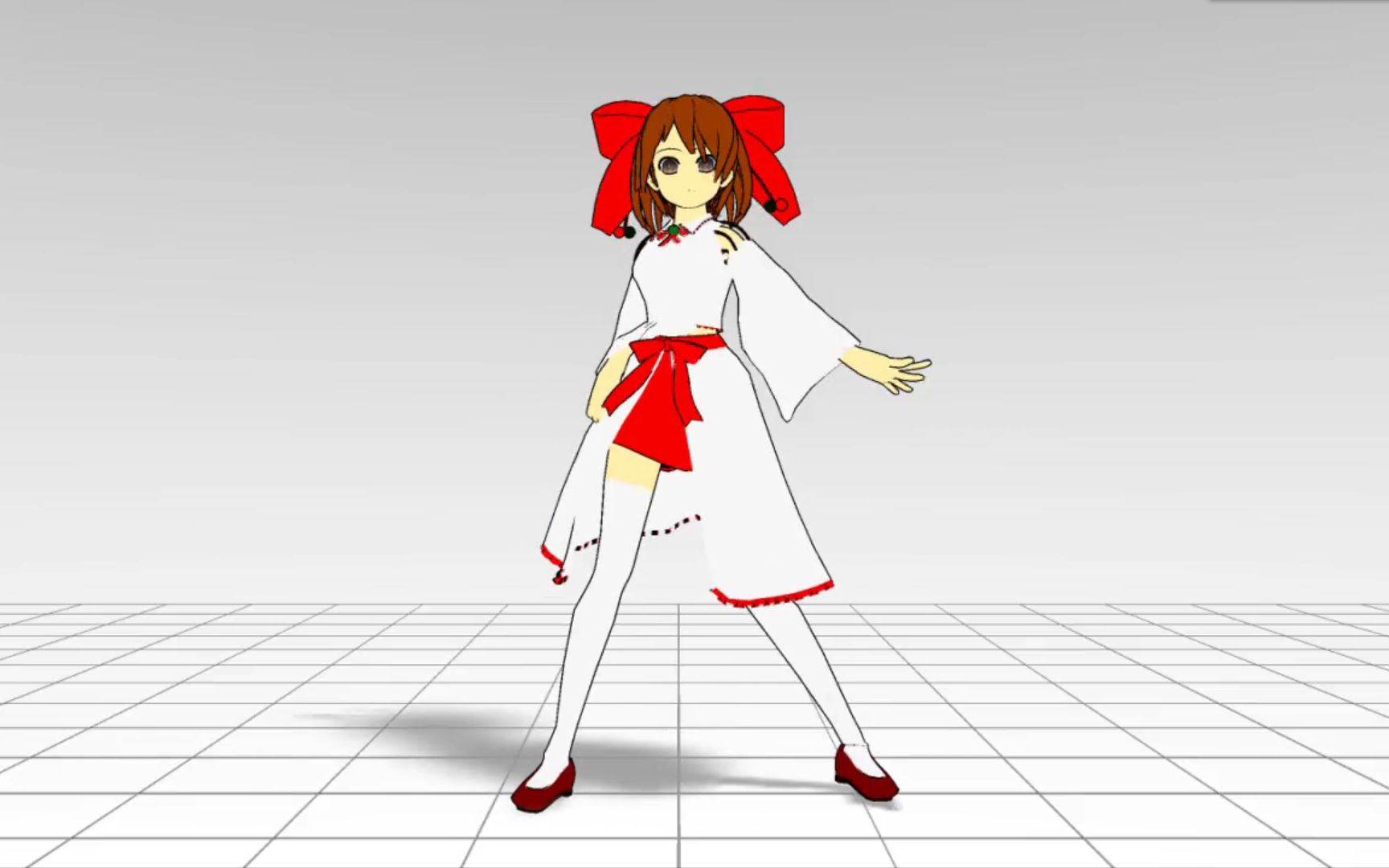 东方mmd冴月麟的mmd模型制作中