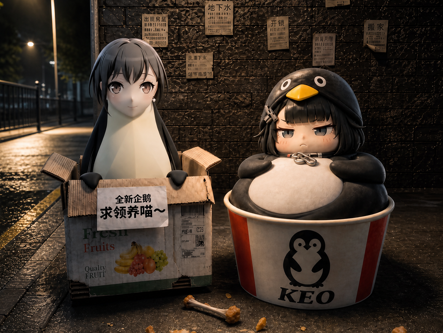 选一只企鹅领养，你会选哪只？