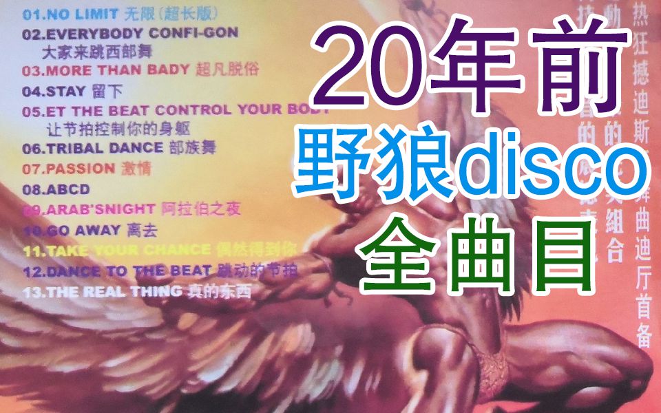 [图]20年前的真正野狼disco-全曲目VCD