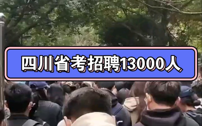 2024年四川招聘公务员近1.3万名报名方式:线上报名报名时间:12月7日至13日考试时间:1月6日7日考试科目:《行测》+《申论》哔哩哔哩bilibili